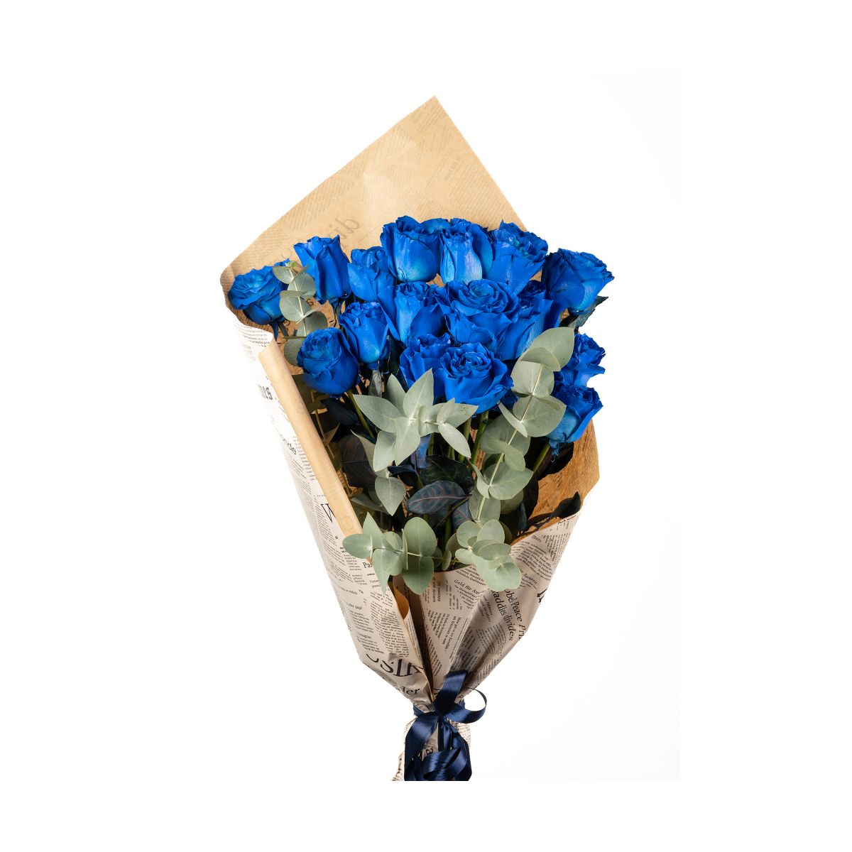 21 μπλε τριαντάφυλλα.